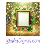 St Patrick’s Day Digital Scrapbook Frame (V7)