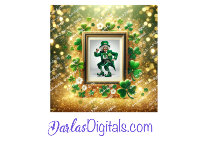 St Patrick’s Day Digital Scrapbook Quick Page (V2)