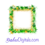 St Patrick’s Day Digital Scrapbook Frame(V6)