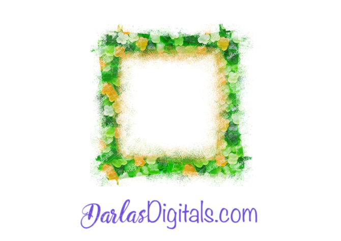 St Patrick’s Day Digital Scrapbook Frame (V5)