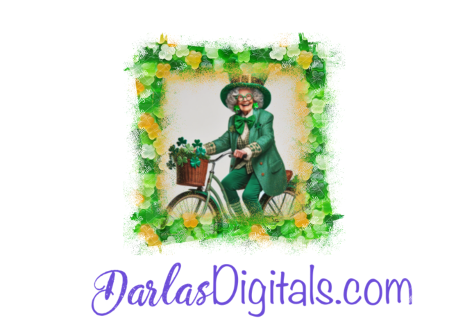 St Patrick’s Day Digital Scrapbook Frame (V5)