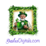 St Patrick’s Day Digital Scrapbook Frame (V5)