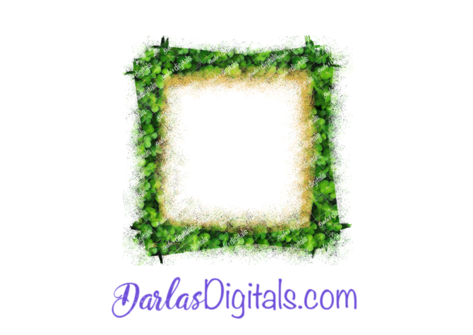 St Patrick’s Day Digital Scrapbook Frame(V6)